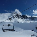 On the Coma Blanca chairlift