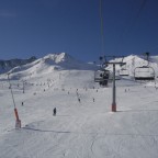 View from Pas de la Casa chair lift - 30/01/2012