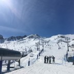 Base of slopes by TSD4 Pas de la Casa chairlift