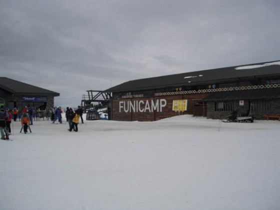Funicamp Gondola top station 19/12/12
