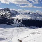 View of Grau Roig from top of Riberal black run