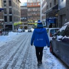 Dusting of snow in the streets of Pas de la Casa